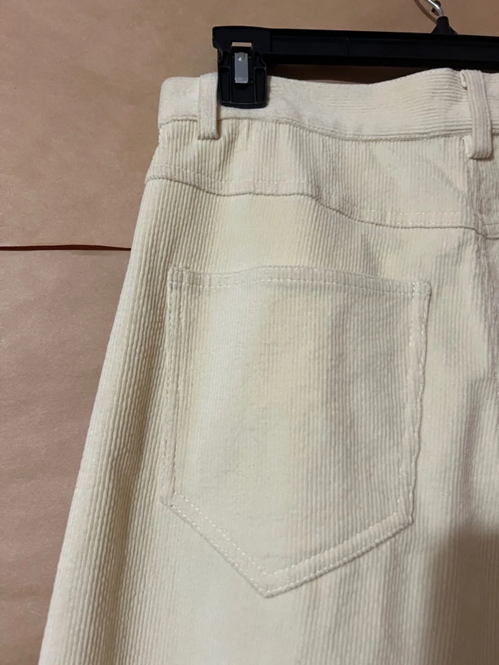 Sea New York | NWT Carine Corduroy Jeans Wide Leg High Waisted Pant Cream Size 6